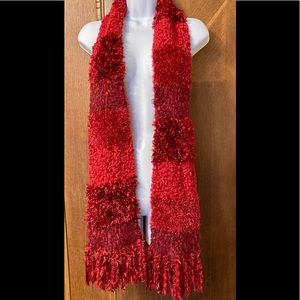 NWT - Cejon Red Knit Scarf